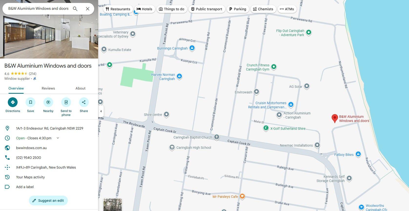 aluminium doors and windows near me