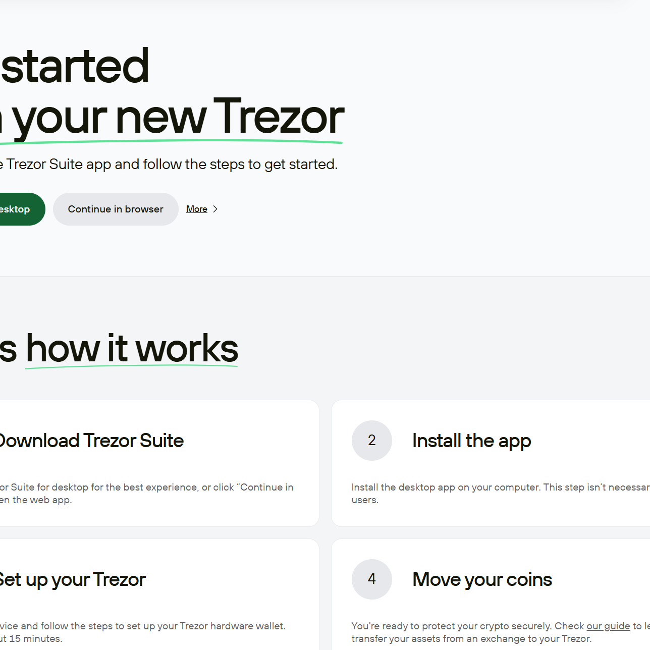 Trezorio Start