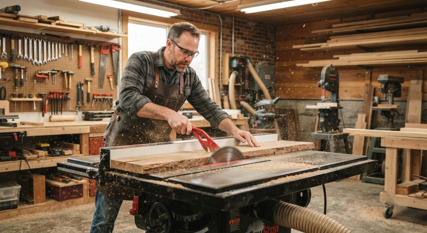 wood shop apron